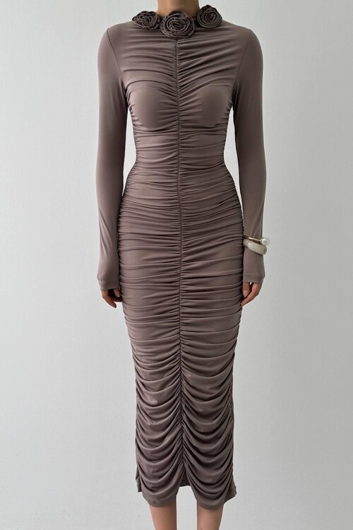 Carlis Rose Collar Dress