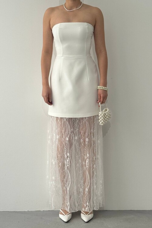 Ceson Straplez Elbise