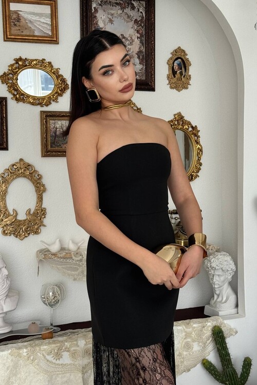 Ceson Straplez Elbise