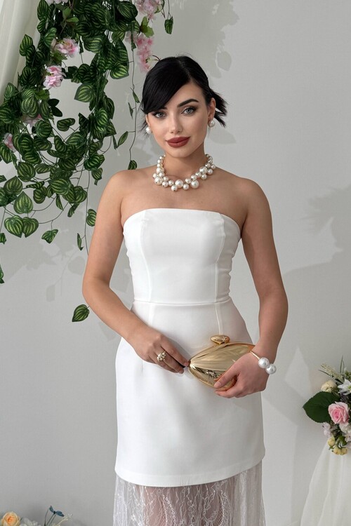 Ceson Straplez Elbise