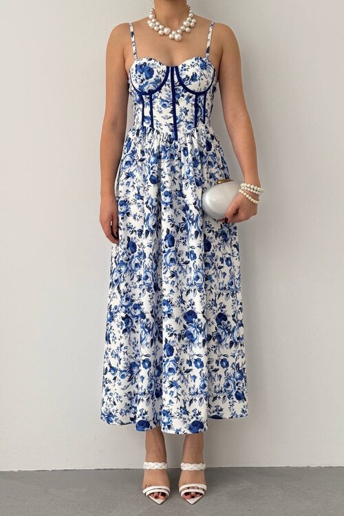 Delya İp Askılı Elbise