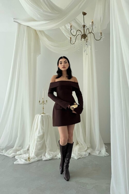 Devru Strapless Dress