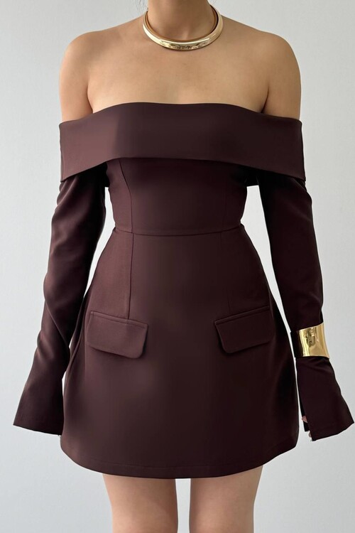 Devru Strapless Dress