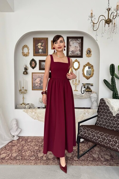 Dınas Fiyonk Detaylı Elbise