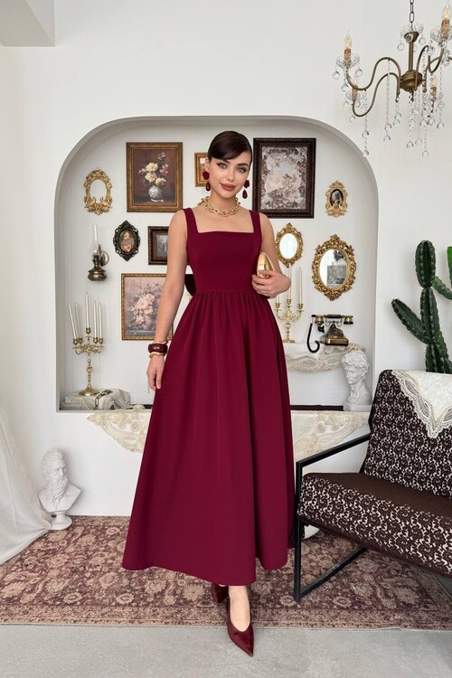 Dınas Fiyonk Detaylı Elbise