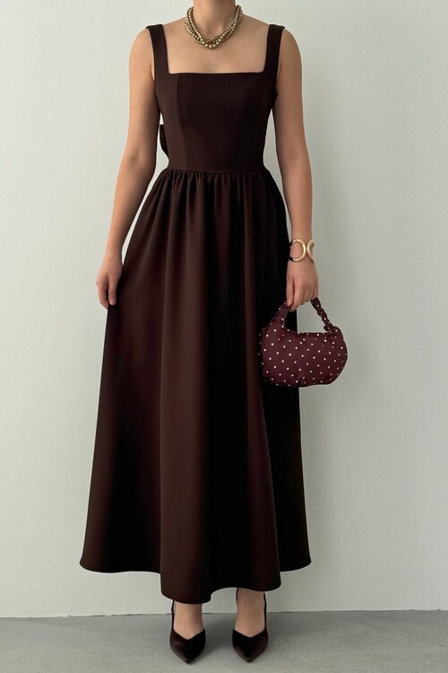 Dınas Fiyonk Detaylı Elbise