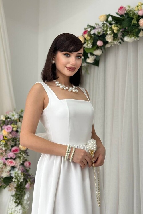 Dınas Fiyonk Detaylı Elbise