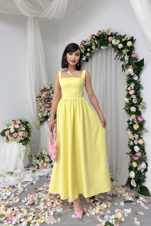 Dınas Fiyonk Detaylı Elbise