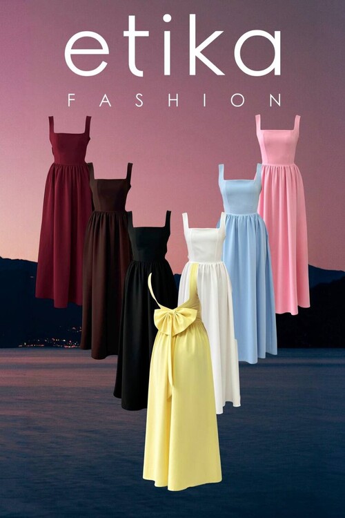 Dınas Fiyonk Detaylı Elbise