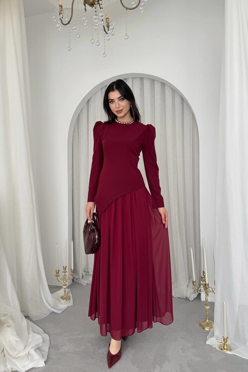 Elor Asymmetrical Draped Dress