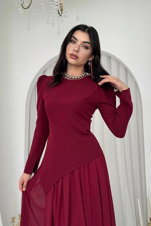 Elor Asymmetrical Draped Dress