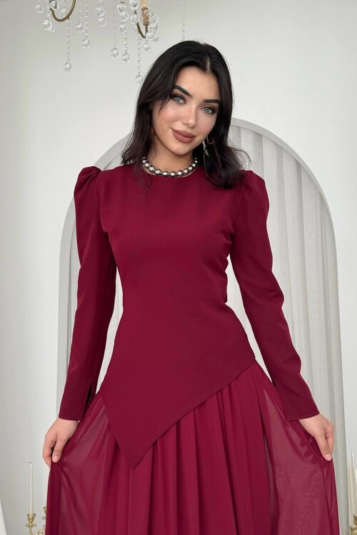 Elor Asymmetrical Draped Dress