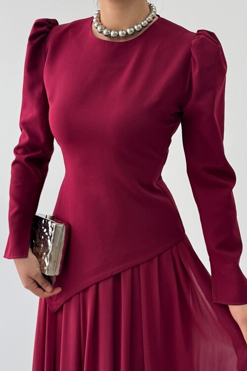 Elor Asymmetrical Draped Dress