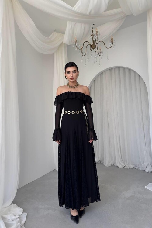 Ester Straplez Elbise