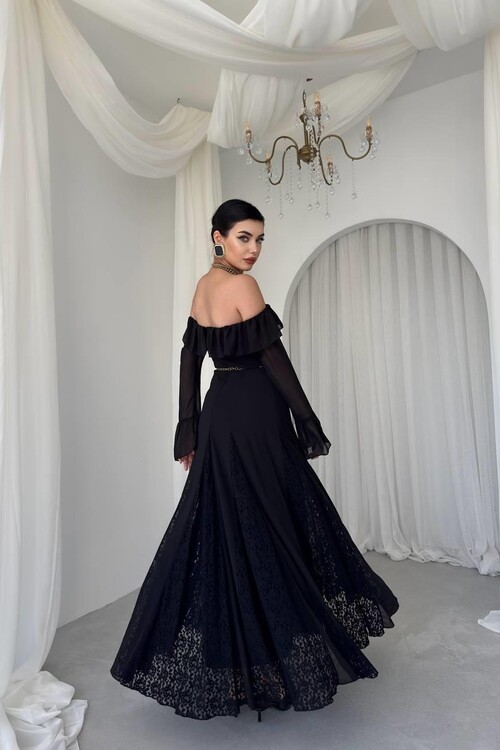 Ester Straplez Elbise