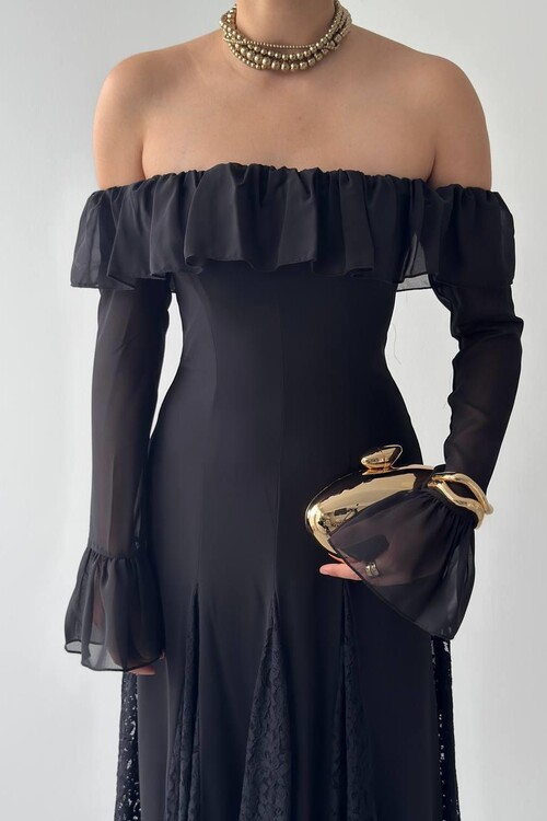 Ester Straplez Elbise