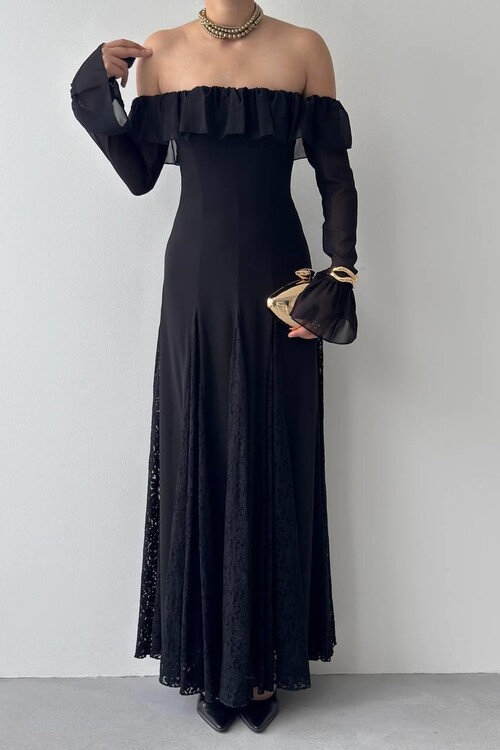 Ester Straplez Elbise