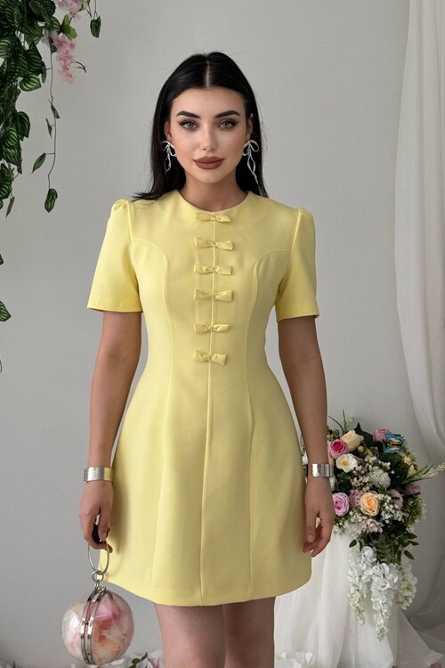 Evan Fiyonk Detaylı Elbise