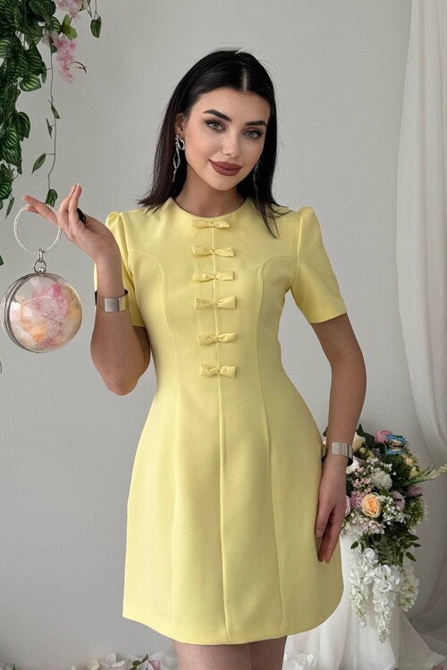 Evan Fiyonk Detaylı Elbise