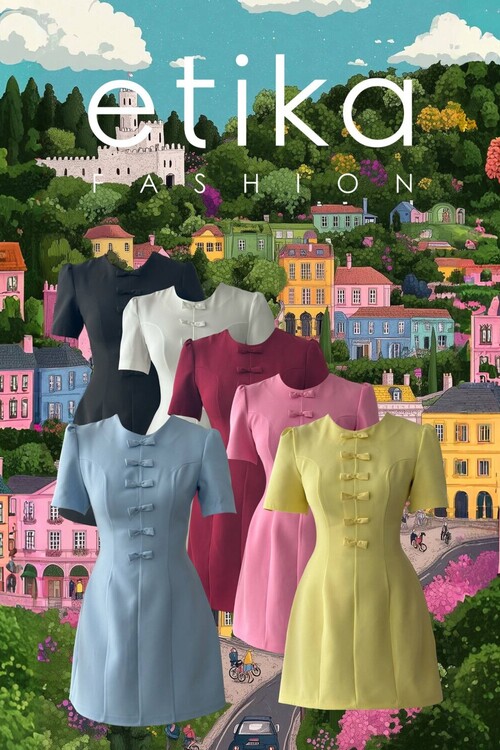 Evan Bow Detail Dress