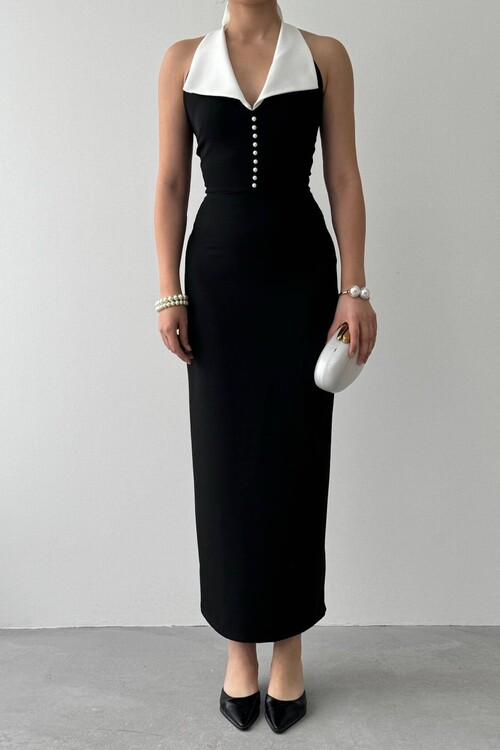 Fernu İnci Detaylı Elbise