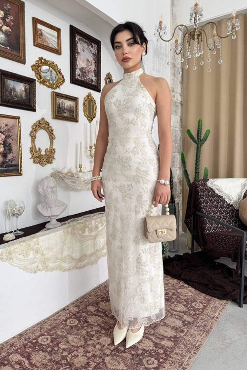 Gerne Neckline Dress