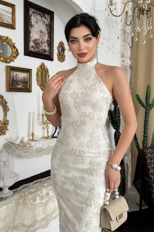 Gerne Neckline Dress