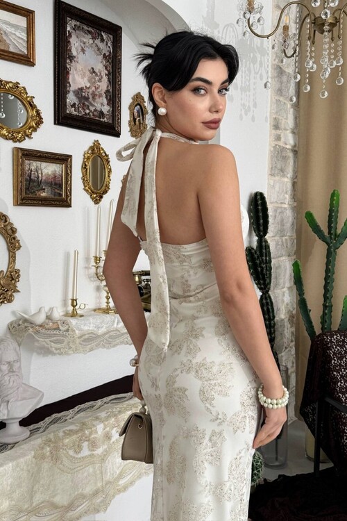 Gerne Neckline Dress