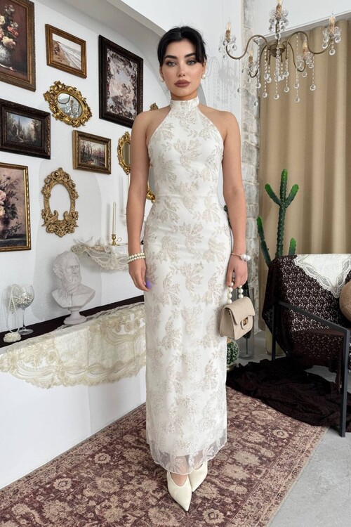 Gerne Neckline Dress