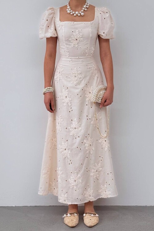 Graf Balloon Sleeve Dress