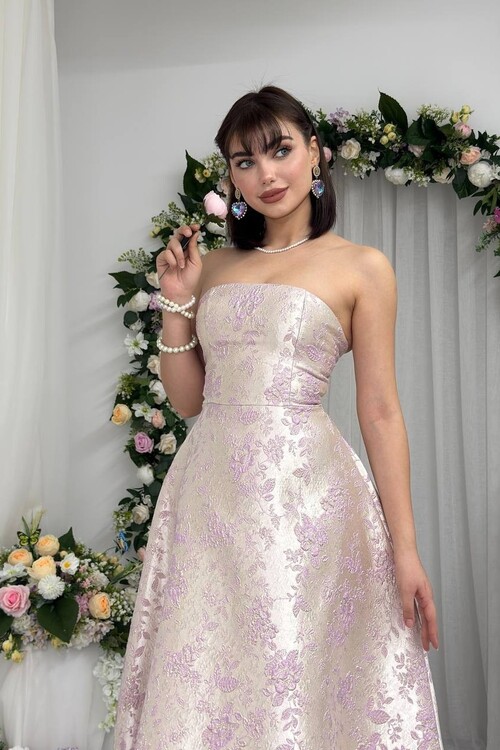 Haseki Straplez Elbise