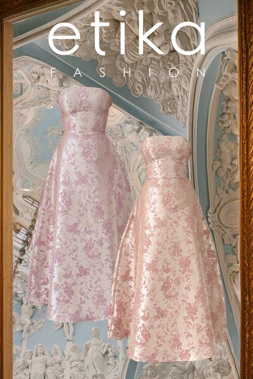 Haseki Straplez Elbise