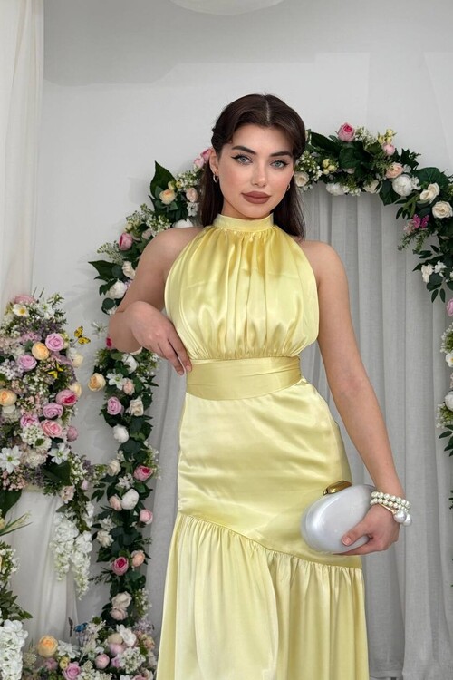 Herap Kuşak Detaylı Elbise