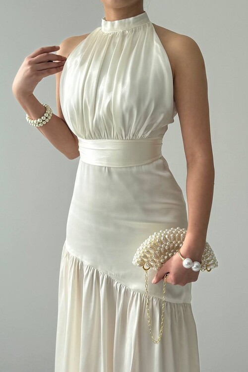 Herap Dress with Belt Detail