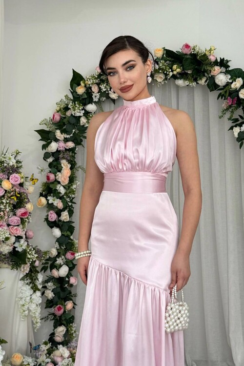 Herap Kuşak Detaylı Elbise