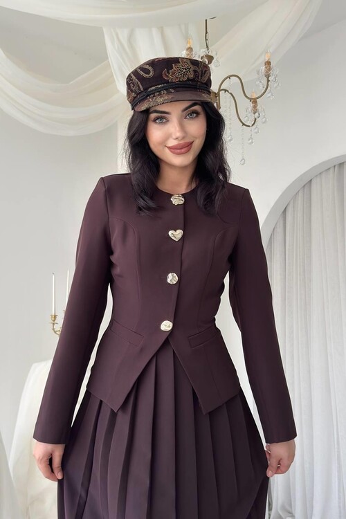 Insa Karma Düğme Detaylı Takım