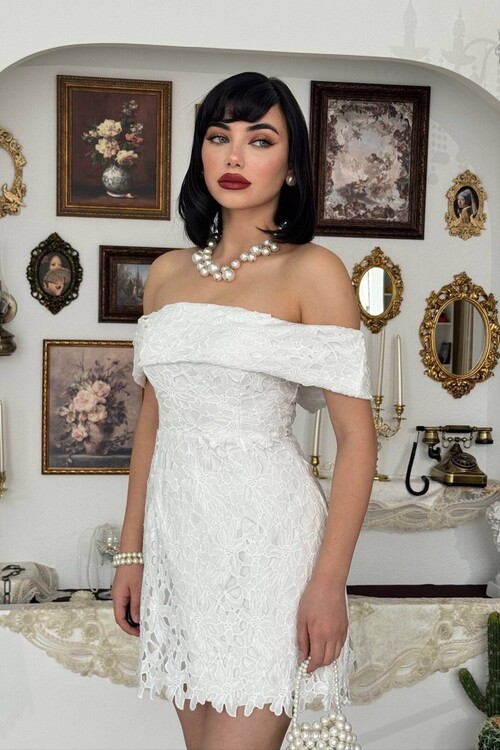 Locke Straplez Elbise