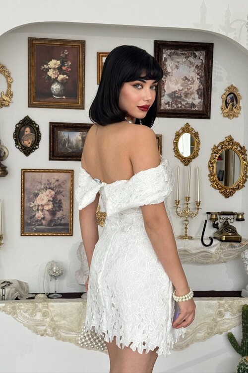 Locke Straplez Elbise