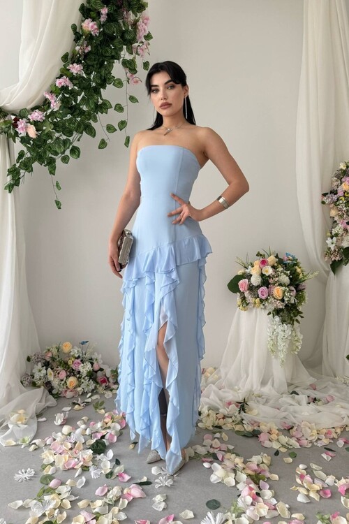 Madel Straplez Elbise