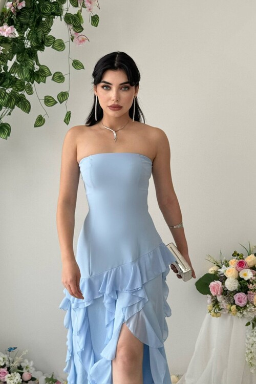 Madel Straplez Elbise