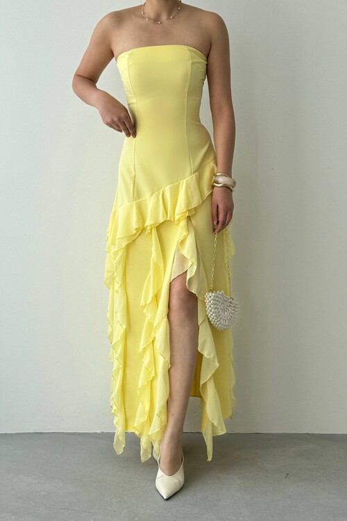 Madel Straplez Elbise