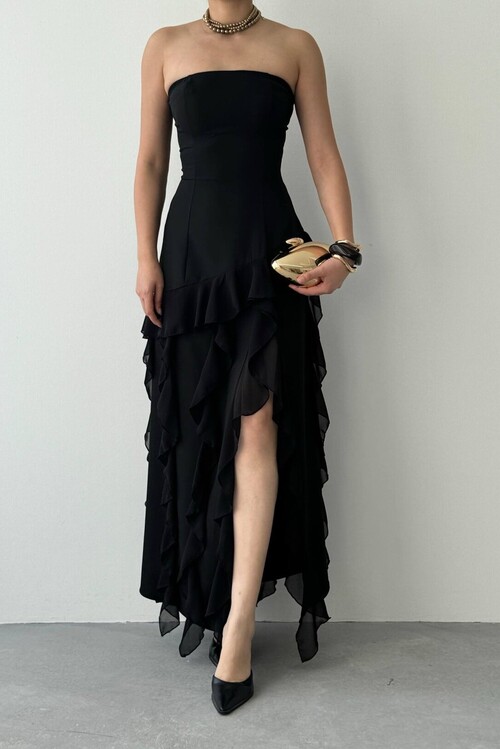 Madel Straplez Elbise