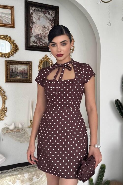 Marden Cut- Out Detaylı Elbise