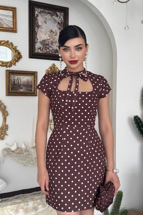 Marden Cut- Out Detaylı Elbise