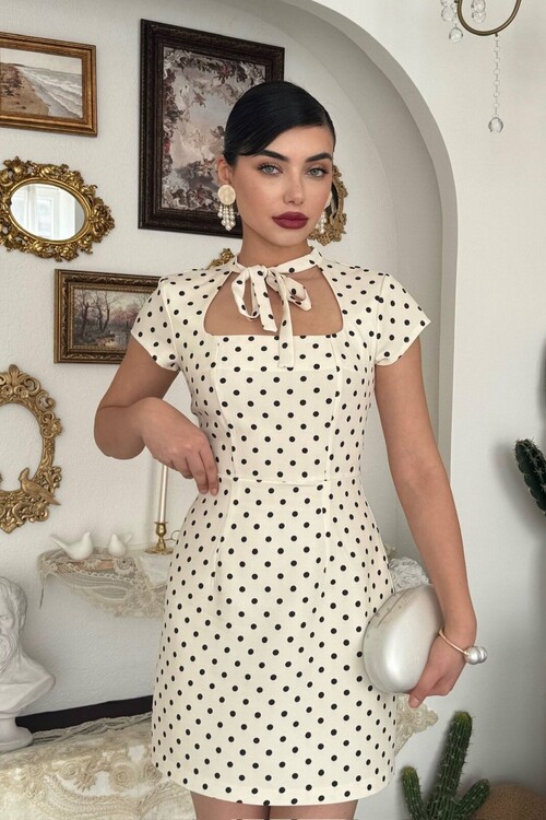 Marden Cut- Out Detaylı Elbise