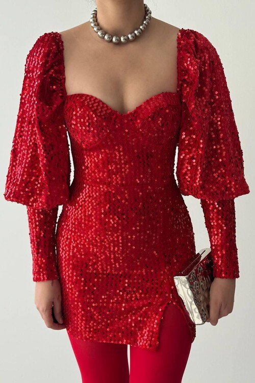Nico Sequin Sequin Dress