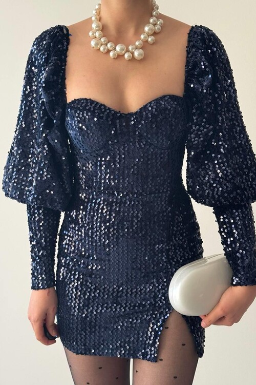 Nico Sequin Sequin Dress