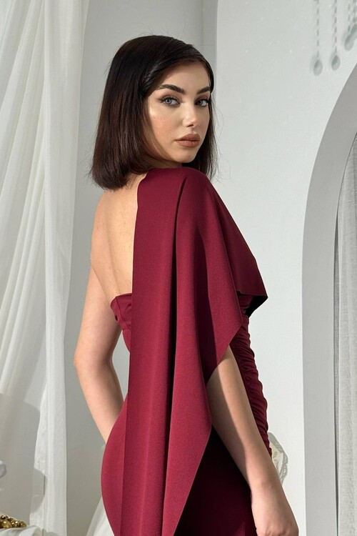 Oldes Şal Detaylı Elbise