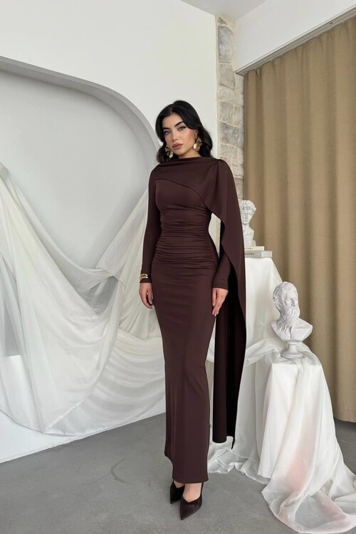 Orleans Shawl Sleeve Detail Dress