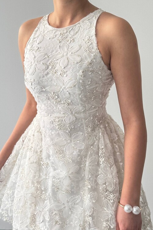 Oyul Çiçek Desenli Elbise